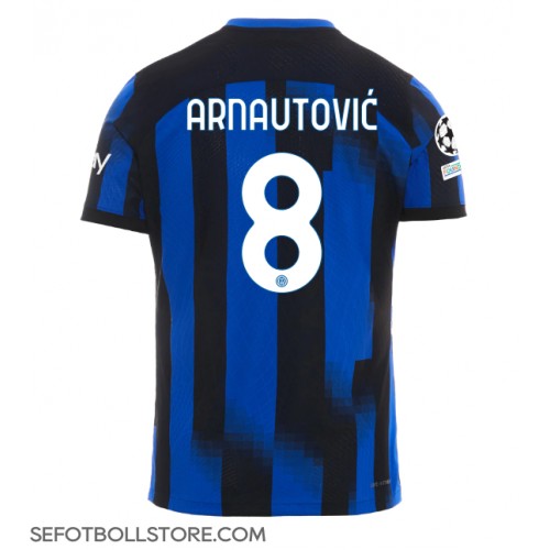 Inter Milan Marko Arnautovic #8 Replika Hemmatröja 2023-24 Kortärmad